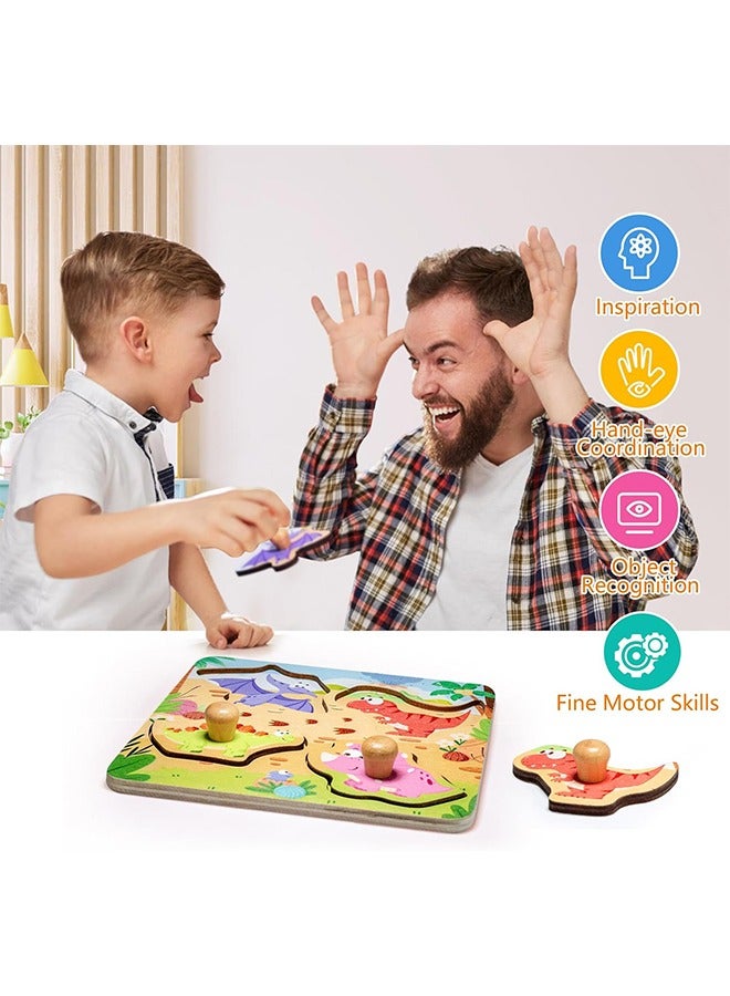 Organizer 3D Wooden Puzzle Board – Early Learning Farm Animal Cognition Toy for Toddlers, Hand Grabbing Educational Jigsaw, Durable Wooden Design for Ages 0-3 Years, Perfect Holiday Gift for birthday & More - Image 3