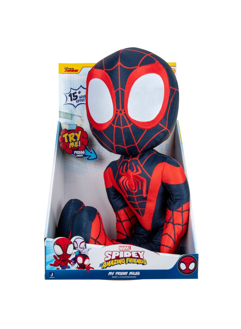MARVEL Spidy Feature Plush My Friend Miles Morales - Image 2