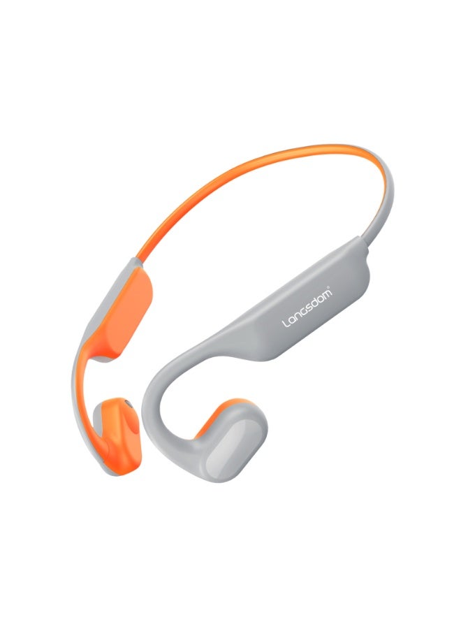 لانجسدام سماعات بلوتوث لاسلكية بتقنية التوصيل الهوائي – سماعات رياضية للجري بدون إدخال الأذن، غير معتمدة على التوصيل العظمي، اتصال مزدوج بالأجهزة، صوت عالي الدقة مع تعزيز الجهير، بطارية تدوم 15 ساعة، شحن سريع USB-C - Image 1
