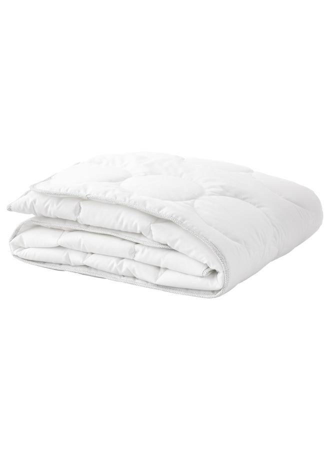 erorex Duvet for cot, white/grey, 110x125 cm - Image 1