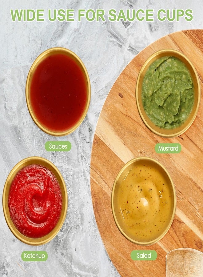 Foyucool 98 Pcs Charcuterie Board Accessories, Stainless Steel Cheese Spreaders with Wooden Handle Forks Spoons Mini Serving Tongs Honey Dippers Sauce Cups Toothpick Flags Charcuterie Utensils, Gold - Image 4