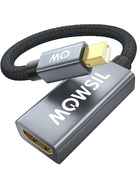 محول Mini DisplayPort إلى HDMI، محول Mini DP ذكر إلى DP أنثى، دقة مدعومة 4K@60Hz لأجهزة iMac والكمبيوتر المحمول وMac Mini والشاشة وHDTV وجهاز العرض
