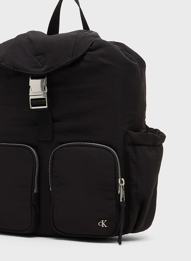 Calvin Klein Jeans Top handel zip through backpack