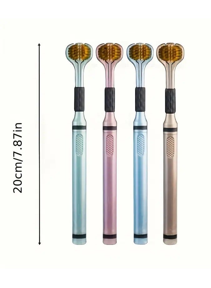 Goolsky 2-Pack Manual Toothbrushes Deep Clean Triple Layer Wrapped Ultrafine Fiber Bristles Oral Care Personal Hygiene Home Health Supplies - Image 5