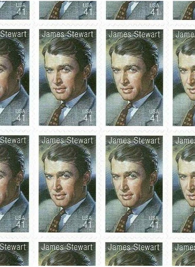 USPS James (Jimmy) Stewart: Legends Of Hollywood Full Sheet Of 20 X 41 Cent Stamps Usa 2007 Scott 4197  - Image 3