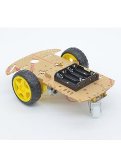 DIY 2WD Robot Smart Car Chassis Kit with Speed Encoder, Wheels, and Battery Box (2 Wheels)