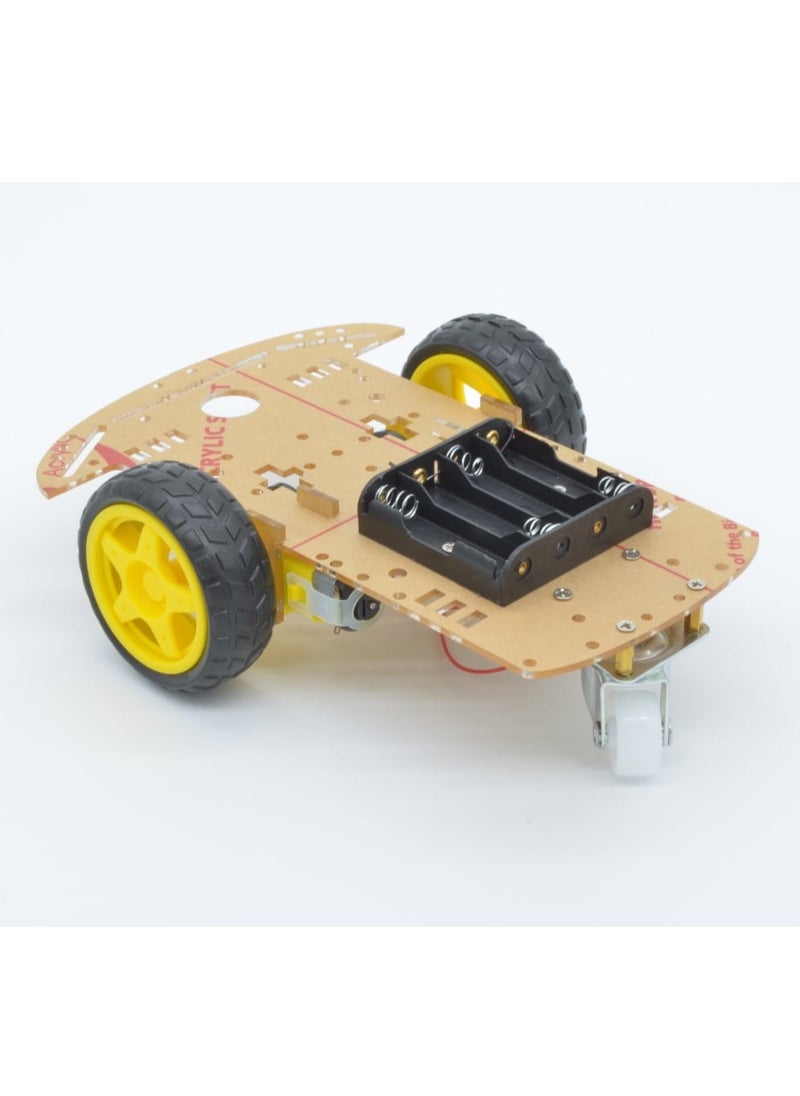 Generic - DIY 2WD Robot Smart Car Chassis Kit with Speed Encoder, Wheels, and Battery Box (2 Wheels) - Image 1