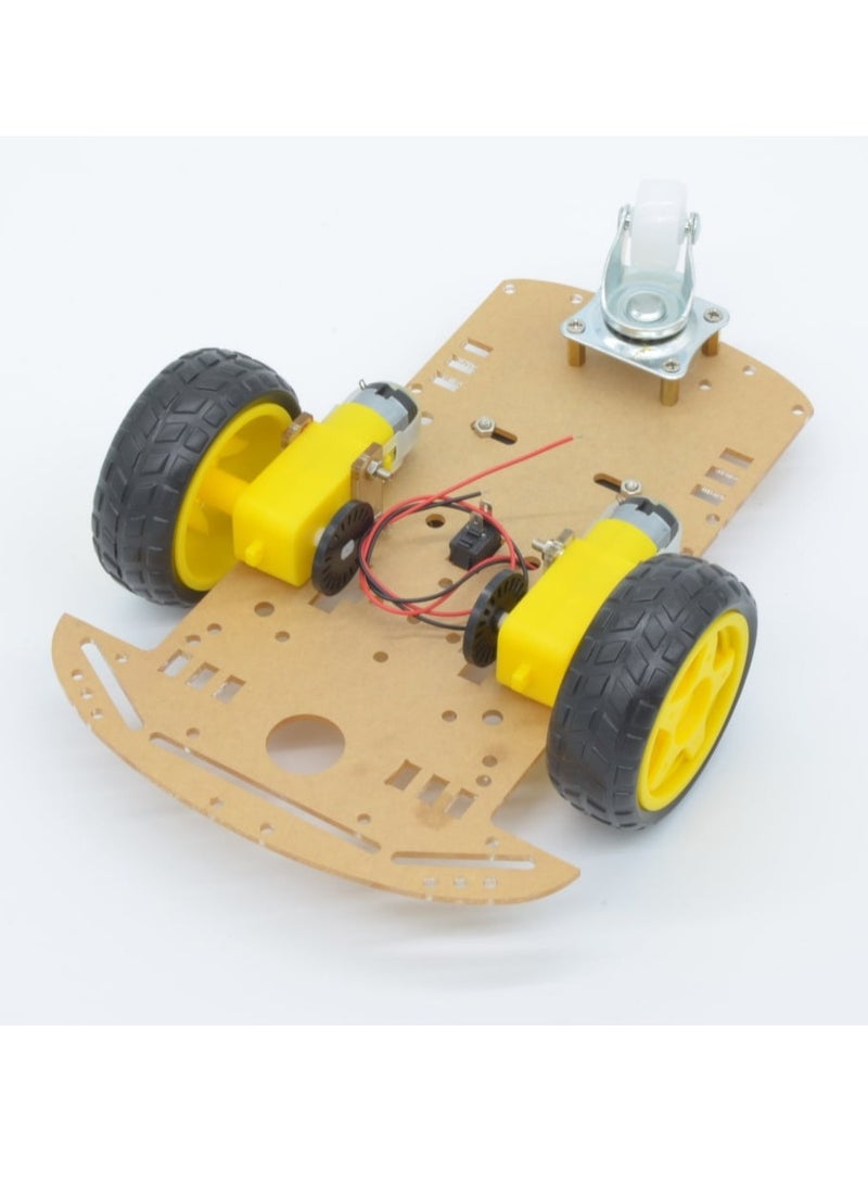 Generic - DIY 2WD Robot Smart Car Chassis Kit with Speed Encoder, Wheels, and Battery Box (2 Wheels) - Image 1