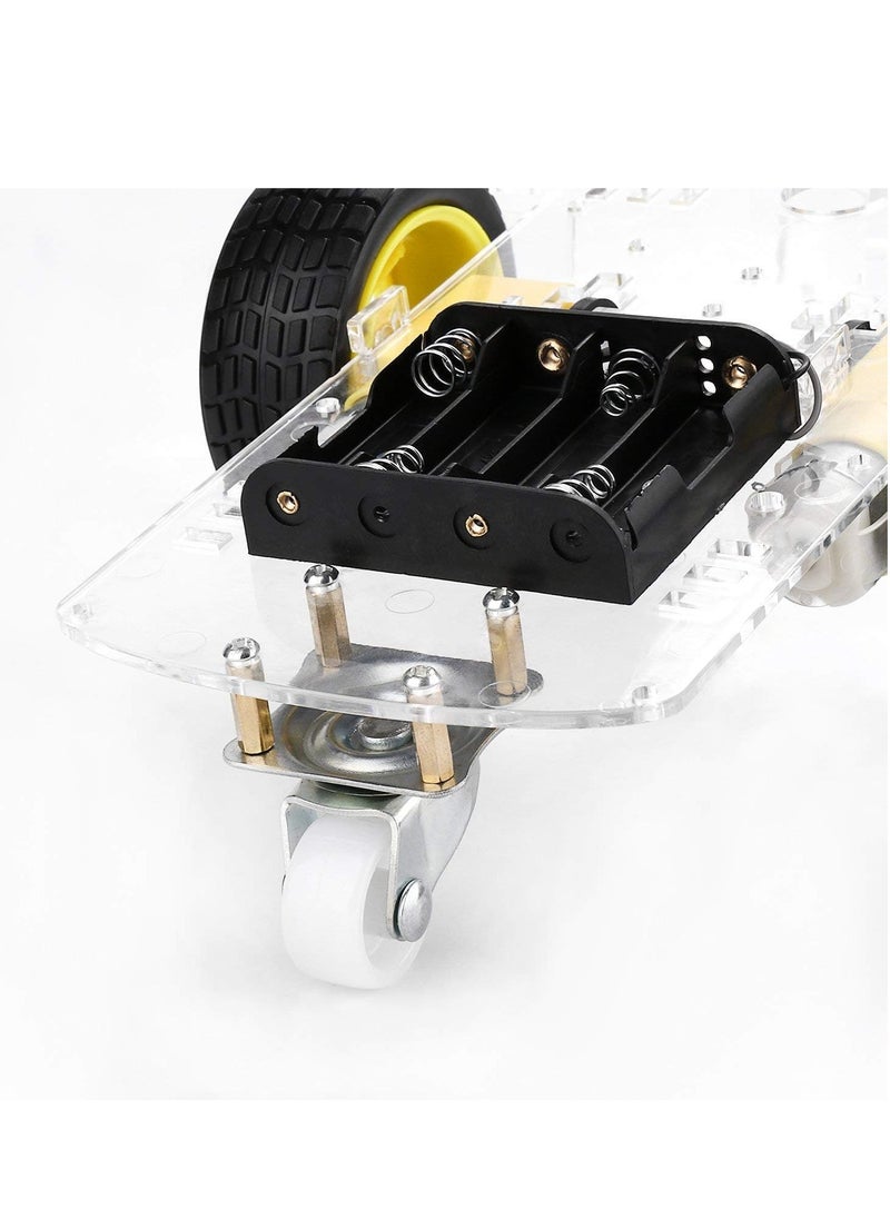 Generic - DIY 2WD Robot Smart Car Chassis Kit with Speed Encoder, Wheels, and Battery Box (2 Wheels) - Image 1