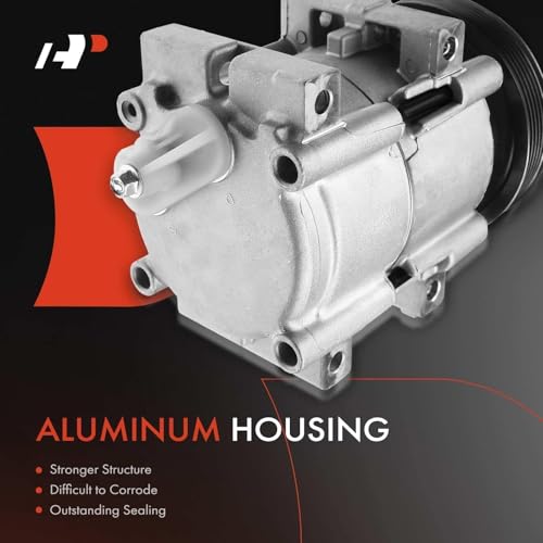 A-Premium A/C Compressor with Clutch Compatible with Ford Explorer, Explorer Sport, Explorer Sport Trac, Ranger & Mazda B3000, B4000, Navajo & Mercury Mountaineer, FS10 Style, 6 Grooves - Image 3