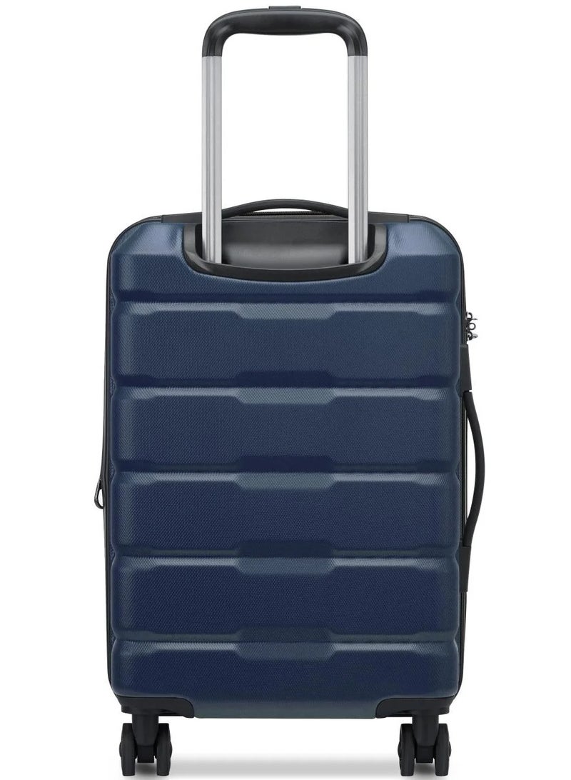 DELSEY Paris Citadel 54 Cm Expandable 4 Double Wheel Cabin Luggage Trolley - Blue - Image 2