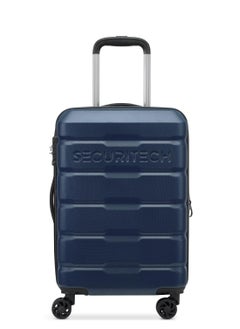 DELSEY Paris Citadel 54 Cm  Expandable 4 Double Wheel Cabin Luggage Trolley Blue / Black Zip  - Image 1