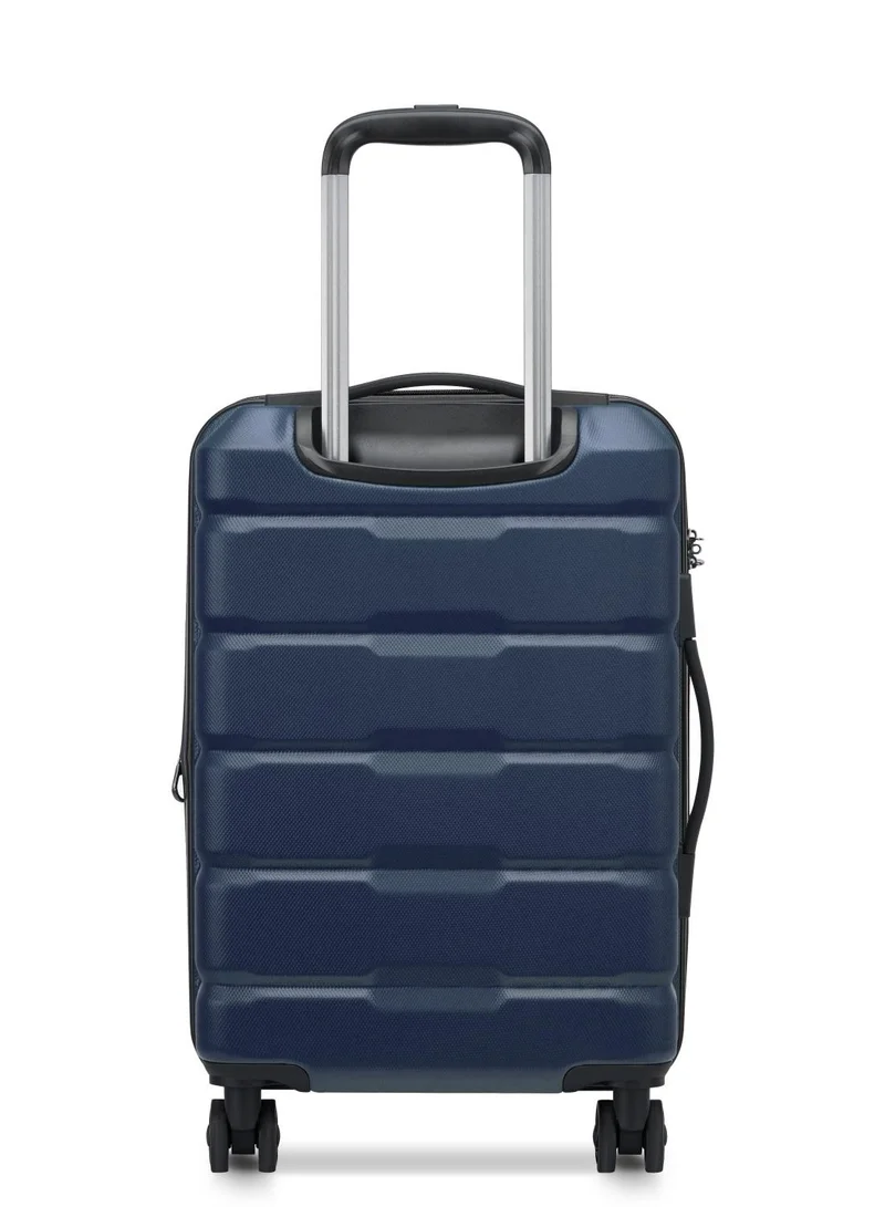 DELSEY Paris Citadel 54 Cm  Expandable 4 Double Wheel Cabin Luggage Trolley - Blue