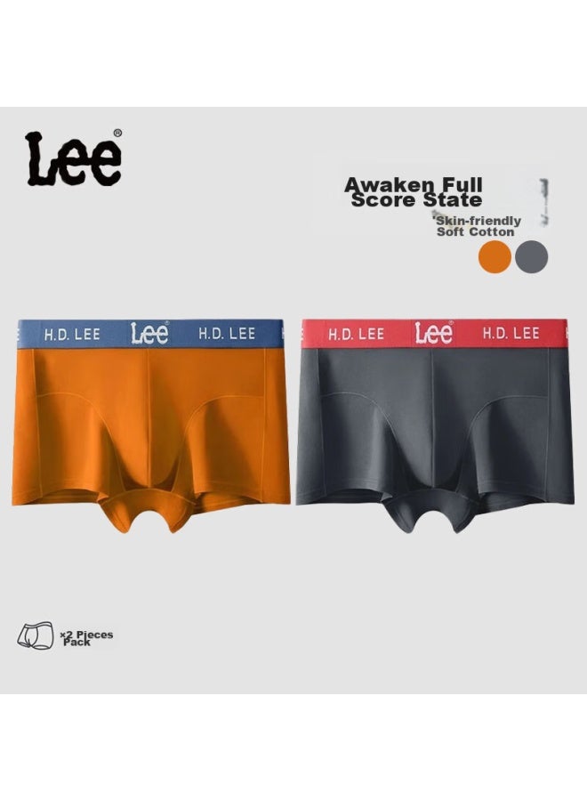 LEE Lee Men's Underwear, Pure Cotton, 10a Grade Antibacterial And Anti-mite, 25-year Spring New Arrival, Boxer Briefs, Shorts, Men's Underpants  - Image 1