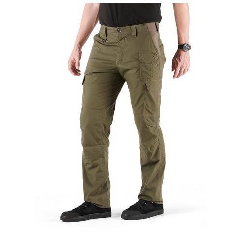 5.11 Tactical Men's ABR Pro Pants, Straight Fit, 9 Pockets, Comfort Waist, Style 74512, Ranger Green (New), 30W x 30L - Image 4