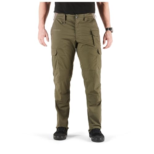5.11 Tactical Men's ABR Pro Pants, Straight Fit, 9 Pockets, Comfort Waist, Style 74512, Ranger Green (New), 30W x 30L - Image 1
