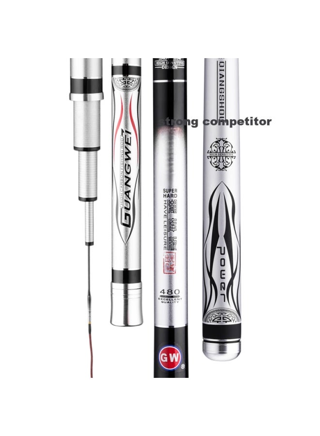 GW Guangwei (gw) Fishing Rod, Handheld, 5.4 Meters, Strong Hand, Lake And Reservoir Fishing Rod, 5h Ultra-light, Ultra-hard, 28-section, All-purpose Rod, Fishing Pole, Fishing Tackle - Image 2