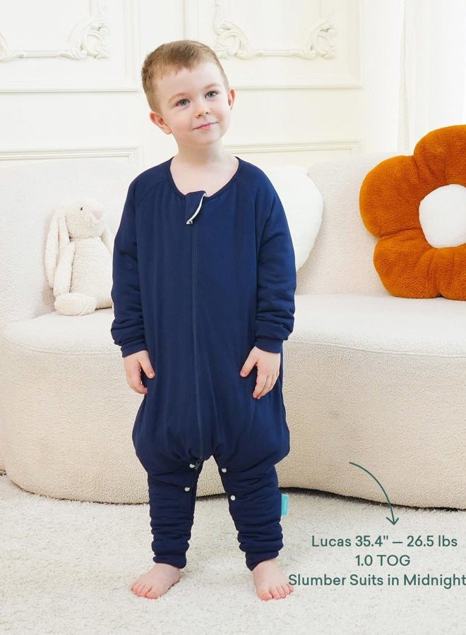 PurComfy Baby Long Sleeve Sleep Bag with Feet Coral - Image 2