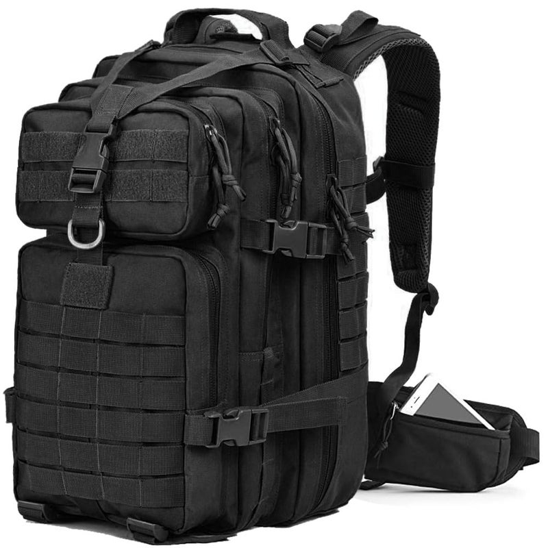 EMDMAK Military Tactical Backpack, 42L Large Military Pack Army 3 Day Assault Pack Molle Bag Rucksack for Outdoor Hiking Camping Hunting - Image 1