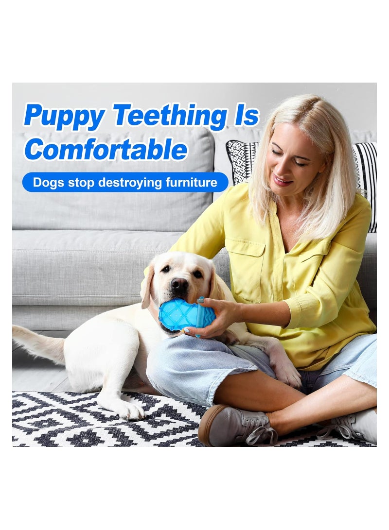 SOLARAE 3 Pack Pet Teether Cooling Chew Toy for Dogs Teething Puppies Puppy Chew Toys for Teething Relieve Teething Pain Itching  Fillable Puppy Teething Toys Floating Puppy Chew Toys - Image 5