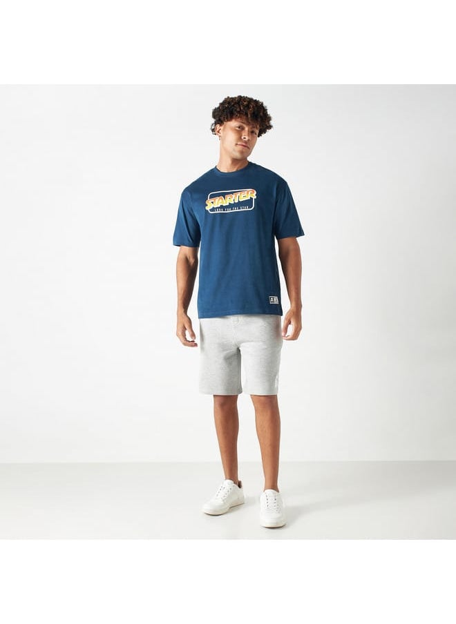 STARTER Starter Print Crew Neck T-shirt with Short Sleeves  - Image 2