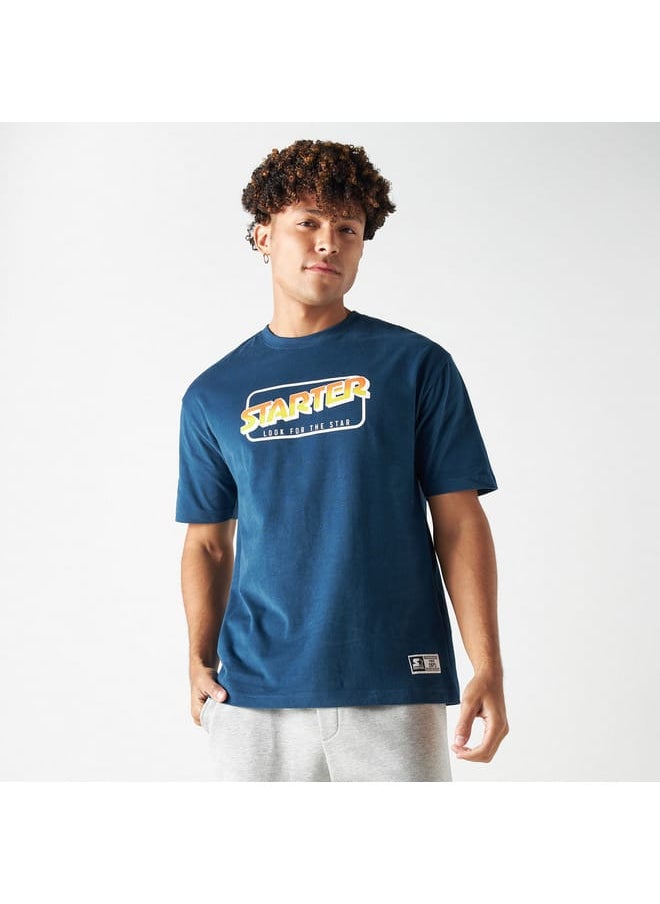STARTER Starter Print Crew Neck T-shirt with Short Sleeves  - Image 1
