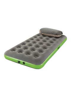 Bestway Inflatable Air Mattress - Air Bed with Velvet Surface Inflatable Pillow Perfect for Camping and Home Use - Dimensions: 1.88" x 99" x 22"  - Image 1