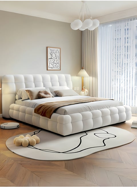 Light Luxury Furniture Modern Bed Frame Without Mattress for Home Bedroom Decoration