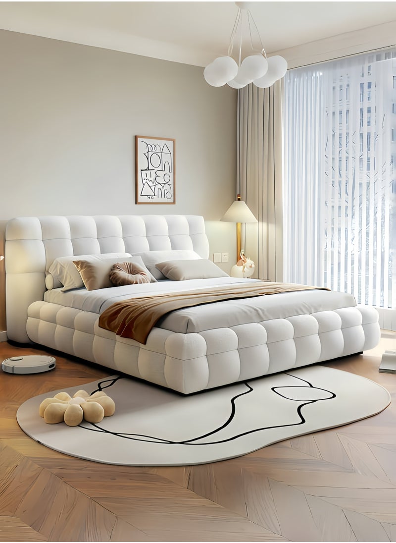 Light Luxury Furniture Modern Bed Frame Without Mattress for Home Bedroom Decoration