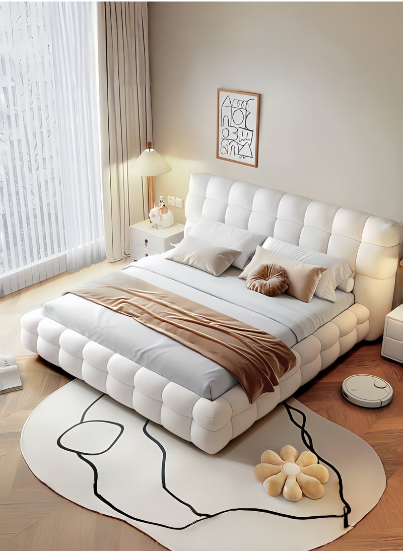 Light Luxury Furniture Modern Bed Frame Without Mattress for Home Bedroom Decoration