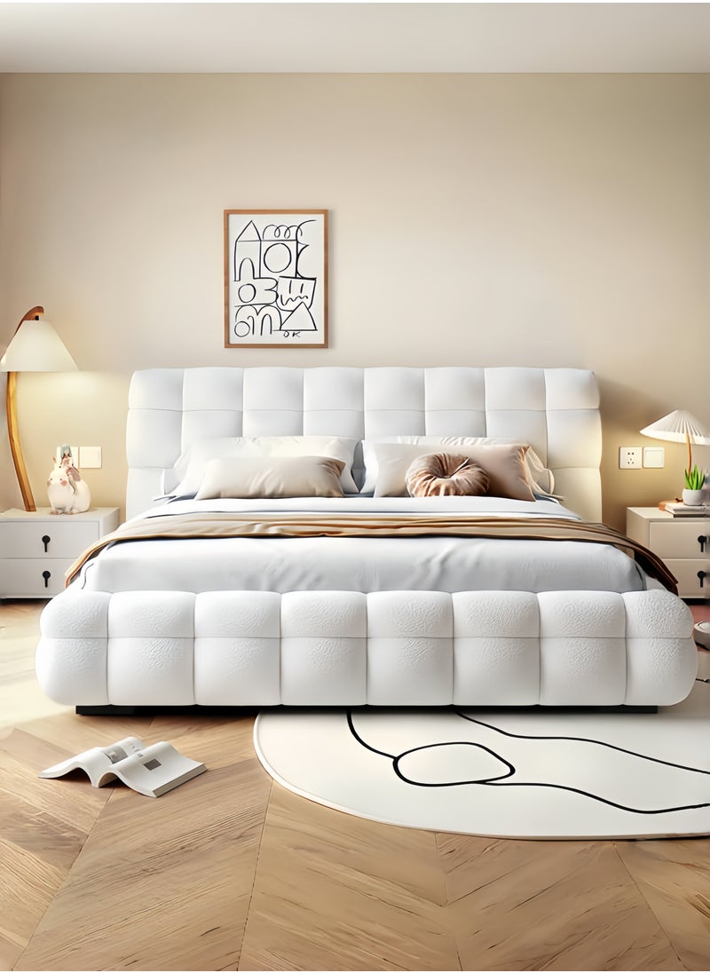 Light Luxury Furniture Modern Bed Frame Without Mattress for Home Bedroom Decoration