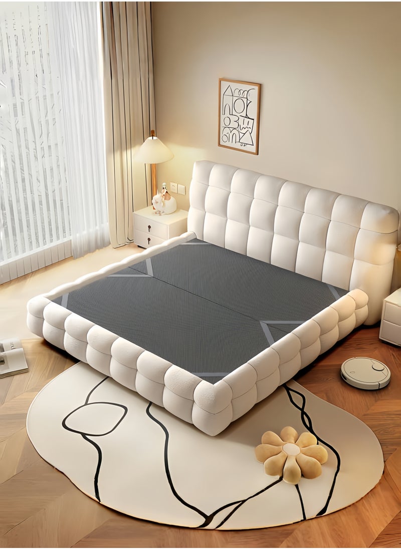 Light Luxury Furniture Modern Bed Frame Without Mattress for Home Bedroom Decoration