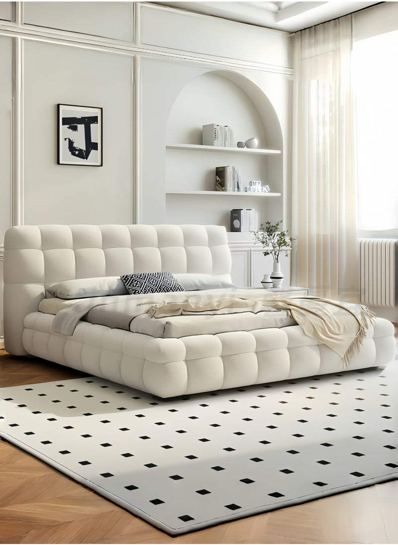 Light Luxury Furniture Modern Bed Frame Without Mattress for Home Bedroom Decoration