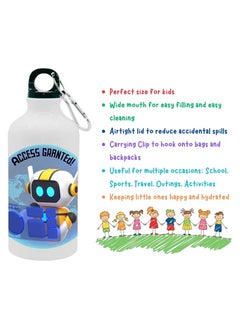 Kids Water Bottle Robot Access Granted with Carrying Clip, 500ml, for School, Sports, Travel, Boys, Girls - pzsku/ZFB35A101F0EAAC991456Z/45/_/1733052526/9f82b94b-4a0b-4650-9f8f-ff5155401510