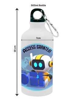 Kids Water Bottle Robot Access Granted with Carrying Clip, 500ml, for School, Sports, Travel, Boys, Girls - pzsku/ZFB35A101F0EAAC991456Z/45/_/1733052546/976afa91-0d30-40b9-87aa-c9280a68b223