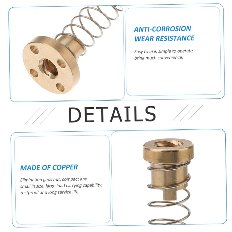 8mm Threaded Rod Lead Screw Nut Kit Easy Installation Durable 3D Printer Parts - Image 3