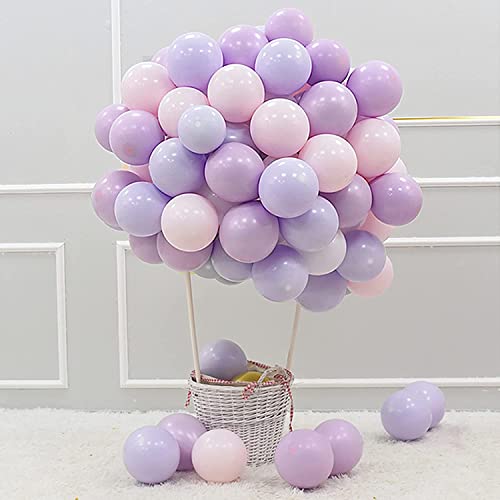 atorakushon Latex Purple Color 10" Inch Pastel Balloons Pack Of 25pcs Best For Theme Party Decoration Happy Birthday Party Supplies Wedding Anniversary Office Party Purpose House party - Image 5