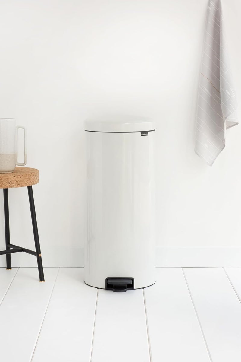 Brabantia Step Trash Can, 30 L, White - Image 4