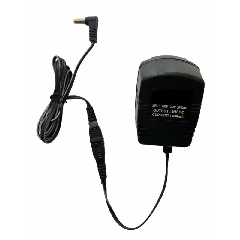 Upix 9V 500mA Power Adapter with DC Pin Power Supply AC Input 200-240 V Keyboard, Set Top Box, CCTV, LED Strips Solar, Modem,LCD/LED Tuner Card, Weighing, Scanner, Cordless Phones, Electronic - Image 1