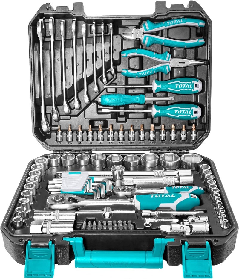 TOTAL 100 Pcs Tools Set - Image 1