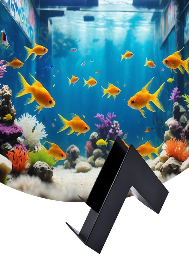 Heran Fish Tank Tunnel with Dual Entrances, Aquarium Underground Cave Hideout for Shrimp and Small Fish, 360° Viewing Buried Cave Décor - Image 3