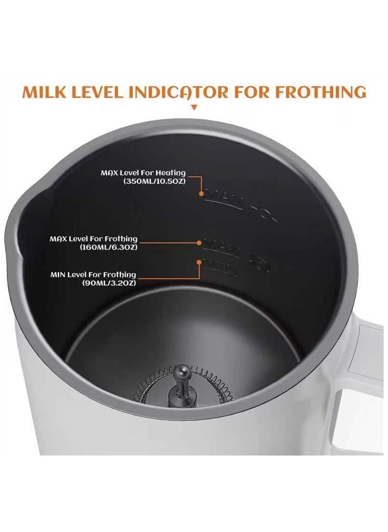 Baeskii - Baeskii Milk Frother 2024, Upgraded 4-in-1 Electric Milk Steamer, 580ml Automatic Hot and Cold Foam Maker and Milk Warmer for Latte, Cappuccinos, Macchiato, 400W, Black - Image 1