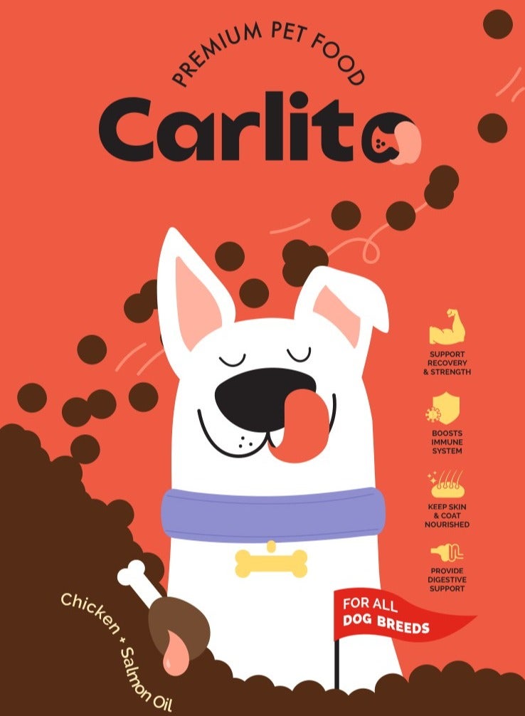 Premium Adult Dog Dry Food - 1.5KG | Nutrient-Dense Formula for Optimal Health | High-Quality Proteins & Omega-3 & 6 for Healthy Skin | For All Breeds