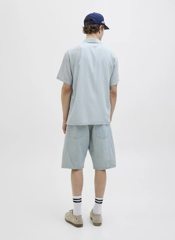 JACK & JONES  Dobby Aop Regular Fit Shirt for Men | Best Price UAE