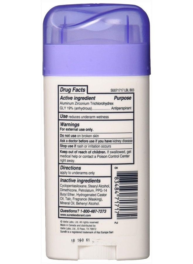 Sure Anti-Perspirant Deodorant Invisible Solid Unscented, Unscented 2.6 oz (Pack of 2) - pzsku/ZFB361DDAD005905C7E61Z/45/_/1686411282/4a52fb68-cad5-41d0-9b61-9c85f9c9095c