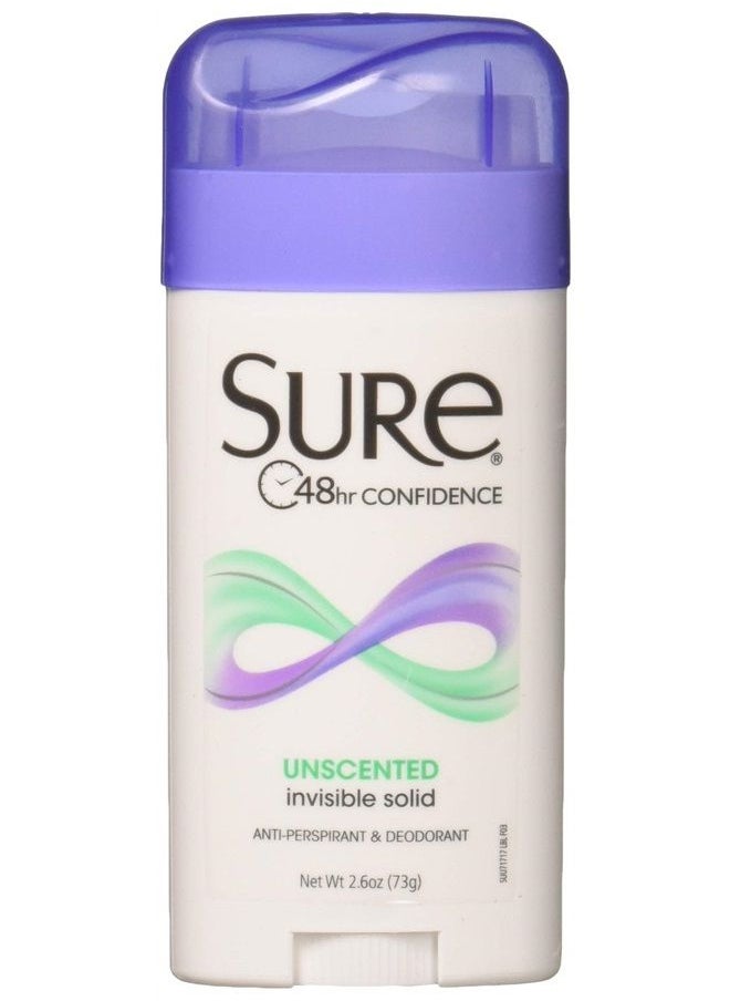 Sure Anti-Perspirant Deodorant Invisible Solid Unscented, Unscented 2.6 oz (Pack of 2) - pzsku/ZFB361DDAD005905C7E61Z/45/_/1690830390/365036d6-d55e-479e-b229-6ca70230d2fb