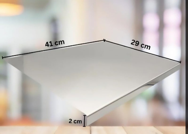 GRILL BUMP Stainless Steel Chopping Board with Lip for Kitchen NonSlip Rust Proof Easy to Use Extra Large Heavy Duty for Vegetables Meat Fish Fruits High Temperature Resistant - Image 4