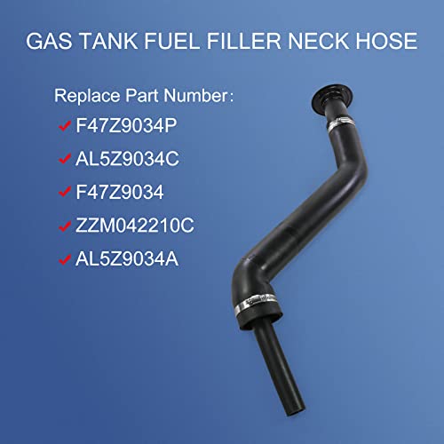 LDMINDA Gas Tank Fuel Filler Neck Hose Replacement For Ford Ranger 1993-1997 For Mazda B2300, B3000, B4000 1994-1997 Non - Flareside and Splash Model Replaces F47Z9034P AL5Z9034C F47Z9034 ZZM042210C - Image 2