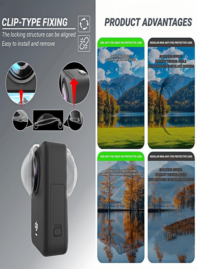 سريوم واقيات عدسات لكاميرا DJI Osmo 360، غطاء حماية عدسة لكاميرا DJI Osmo 360 القياسية (مجموعة ملحقات) - Image 5