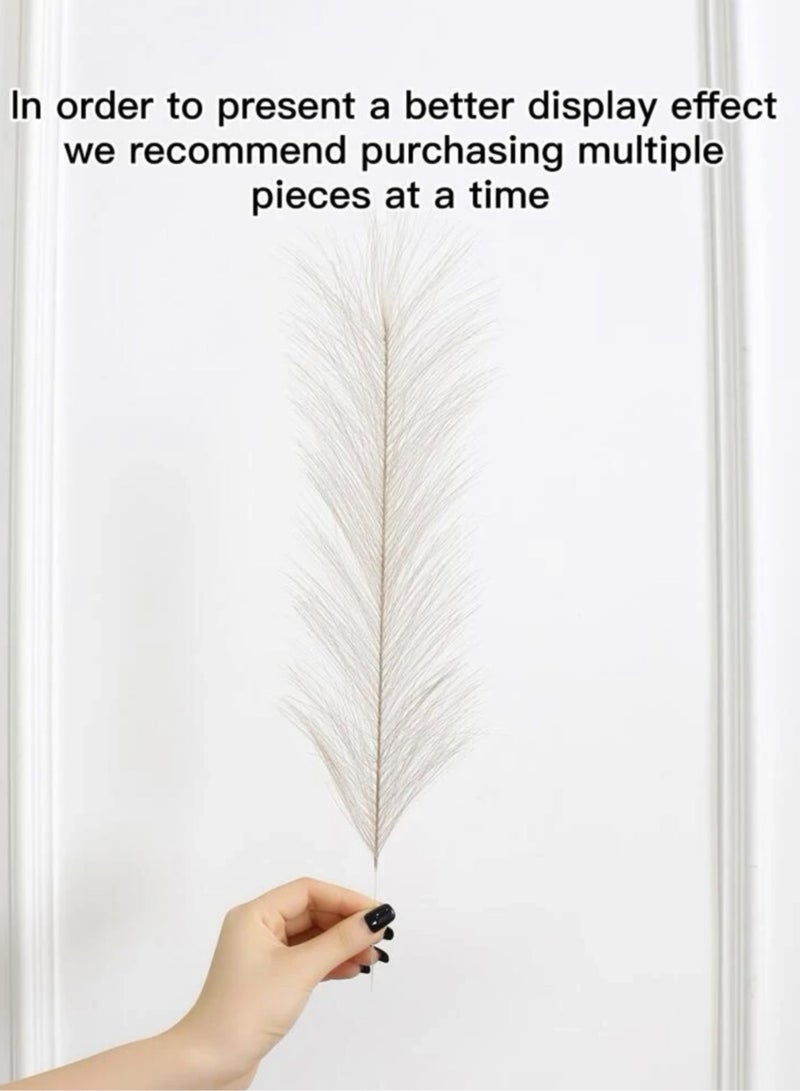 Generic 5 Pcs BrownTall Fluffy Boho Artificial Flowers for Home Decor  - Image 4